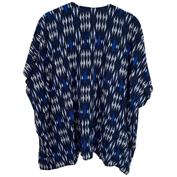 NEW H&M Blue and White Abstract Print Beach Swim Coverup Girl’s Size 12-13y - Picture 4 of 10